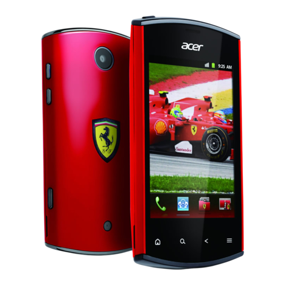 Acer liquidmini Ferrari Edition User Manual