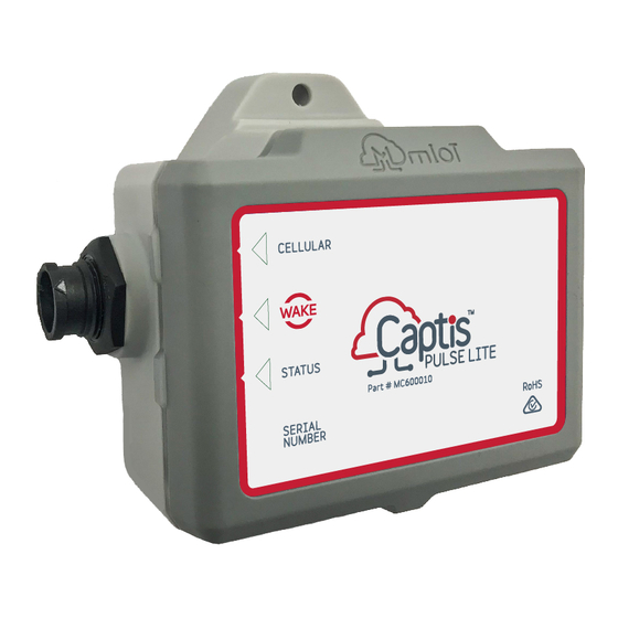 mIoT Captis Pulse Lite Installation Manual