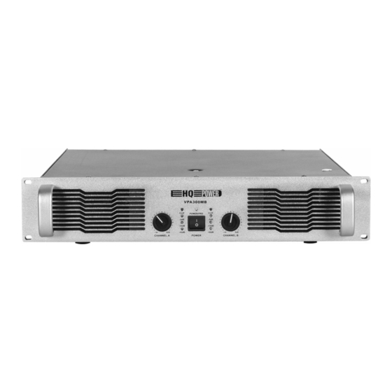 HQ Power VPA300MB User Manual