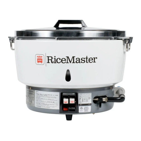 Town Food Service Equipment RiceMaster RM-55N-R Owner's Manual
