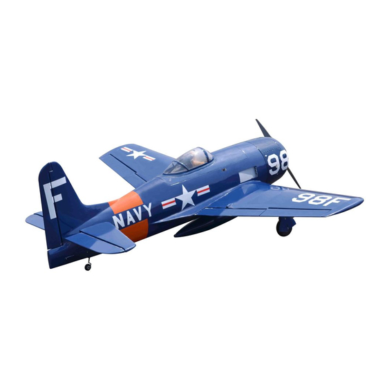 VQ Radio Control Model U.S NAVY F.8F BEARCAT Instruction Manual