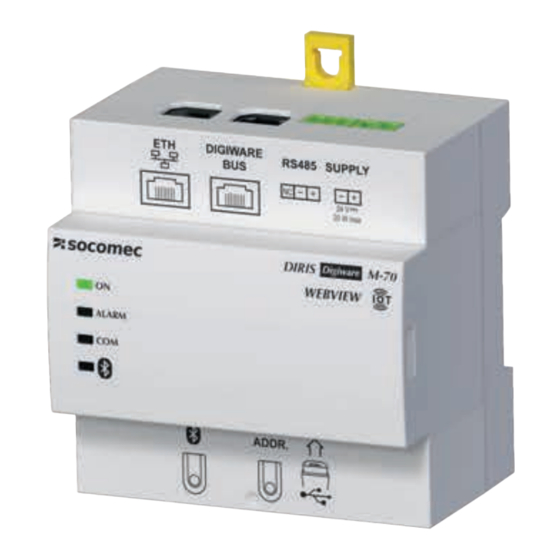 socomec TR-10 Installation And Operating Manual