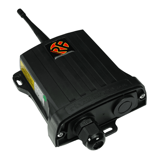 RF SOLUTIONS HORNETPRO MAINS Quick Start