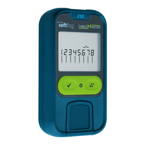 Softing CableMaster 210 Quick Start Manual