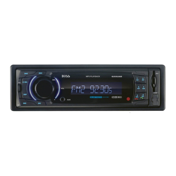 Boss Audio Systems 625UAB User Manual