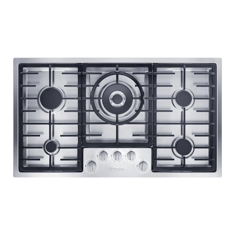 Miele Gas cooktop Manuals