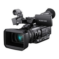 Sony XDCAM PMW-160 Operating Instructions Manual