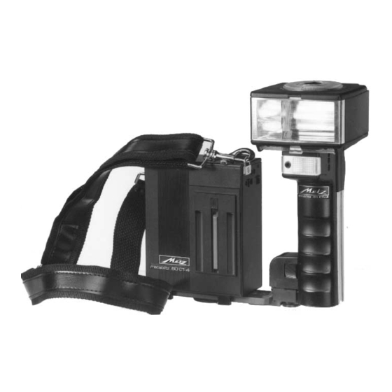 Metz MECABLITZ 60 CT-4 Operating	 Instruction