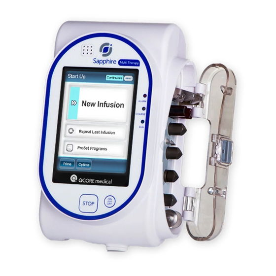 Hospira Sapphire Quick Start Manual