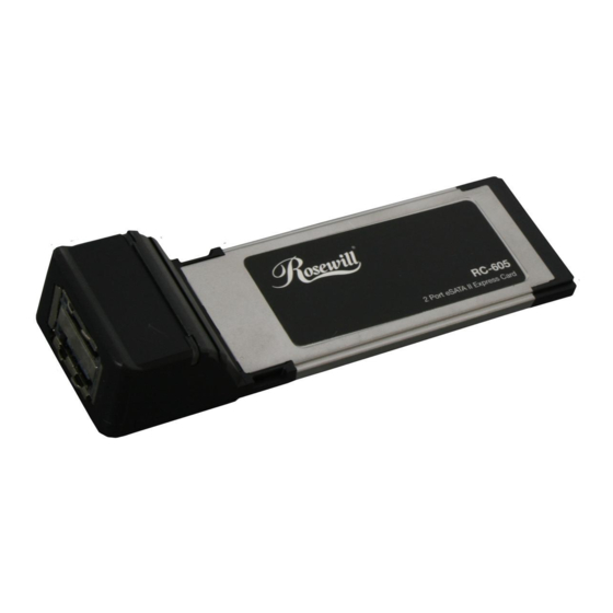 Rosewill RC605 User Manual