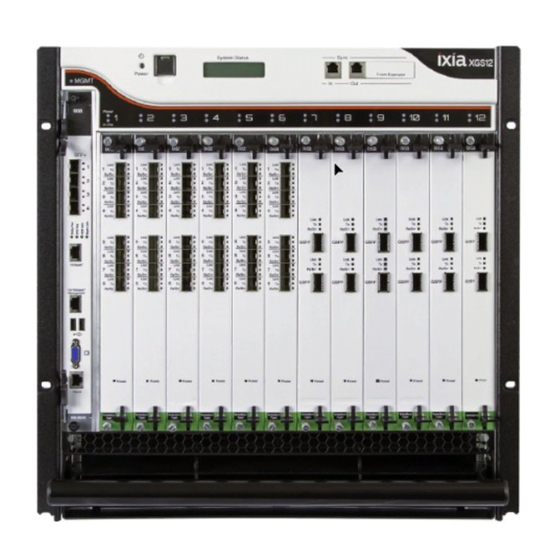 Keysight Technologies Ixia XGS12 Assembly Manual