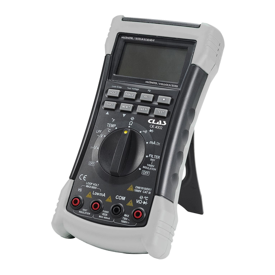 CLAS OE 4002 Manual