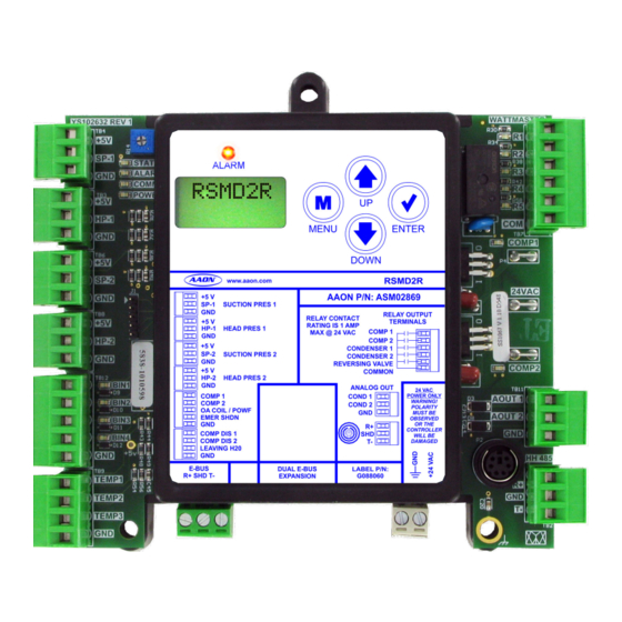 AAON RSMD2R Refrigerant System Module Manuals