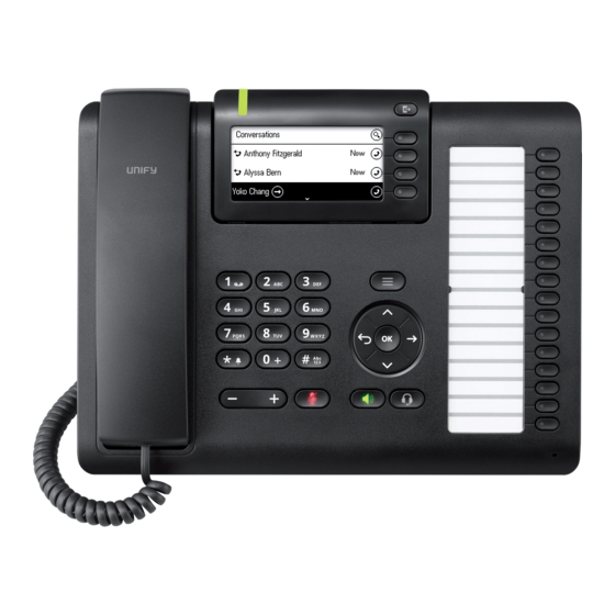 Unify CP400 Customer Training  Manual