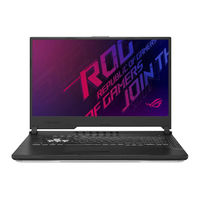 Asus ROG Strix G17 G713 G713QM-RS96 E-Manual