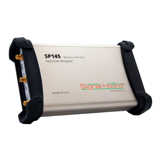 Signal Hound SP145 Product Manual