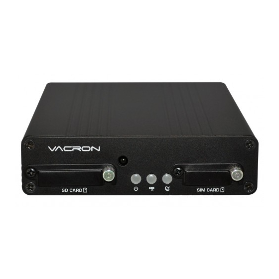 Vacron Vehicle DVR System User Manual