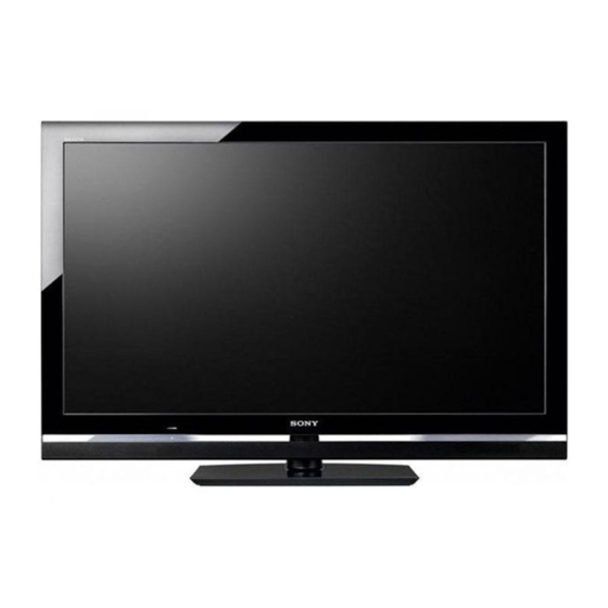 Sony KLV-40S550A - BRAVIA 40" 1080p Multi-System LCD TV. Dual Voltage Operating Instructions Manual