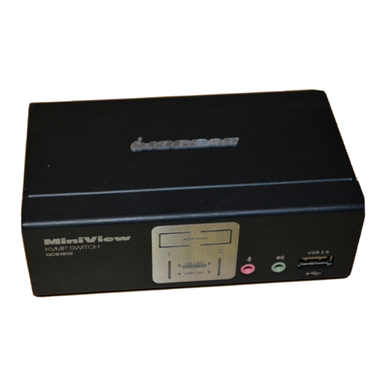 IOGear GCS1802 Manuals