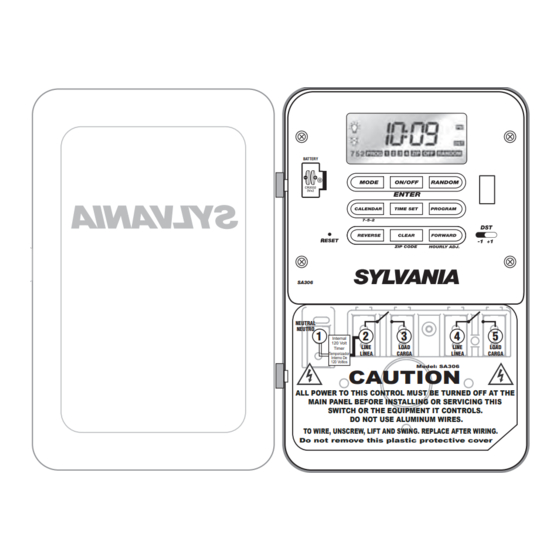 Sylvania SA 306 Installation And Operation Manual