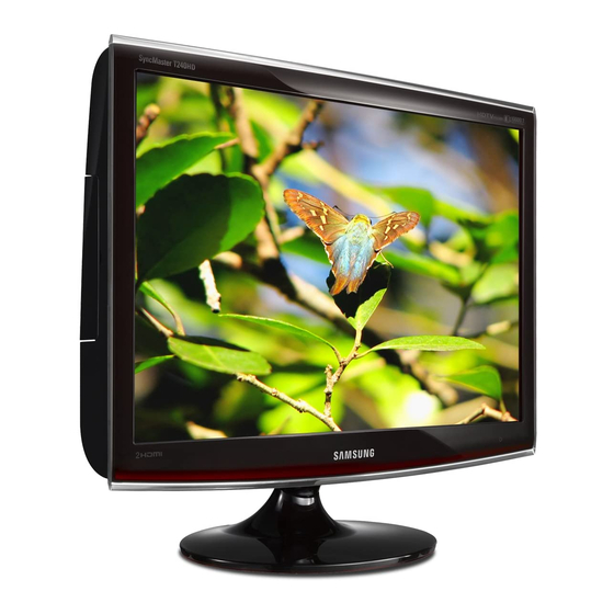SAMSUNG SYNCMASTER T260HD USER MANUAL Pdf Download | ManualsLib