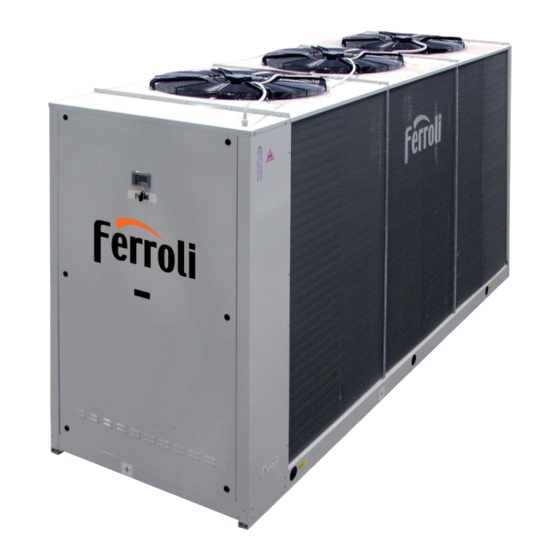 Ferroli RGA HE series Air-Water Chiller Manuals