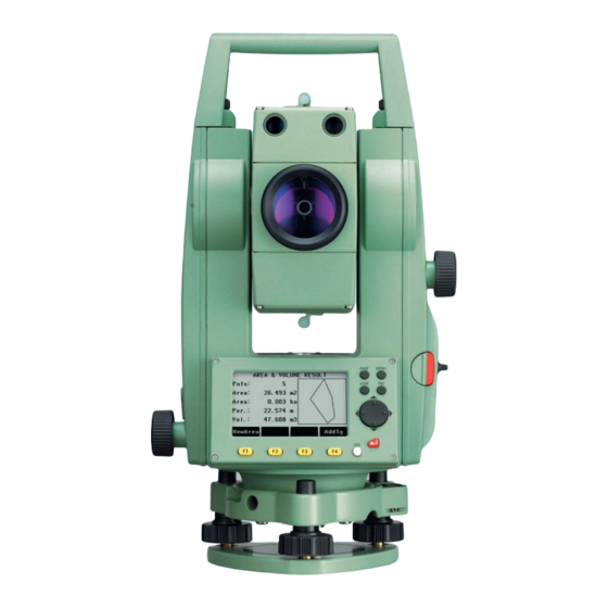 Leica TPS400 Series User Manual