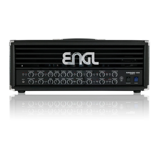 Engl E610II Operator's Manual