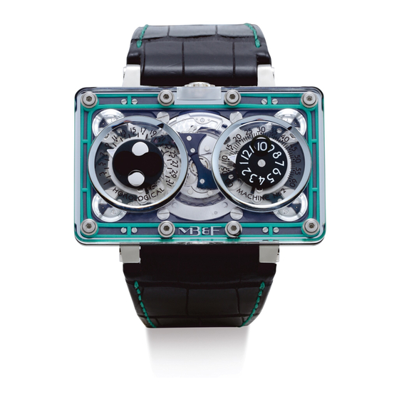 MB&F Horological Machine No.2 Operating Instructions Manual