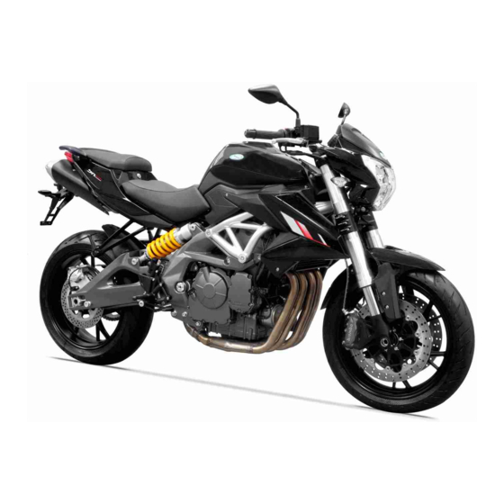 Benelli BN600R 2014 Service Station Manual