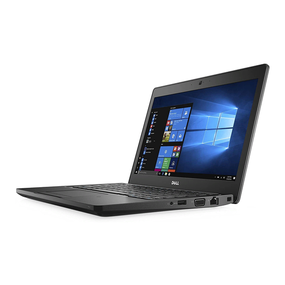 Dell Latitude 5280 Quick Start Manual