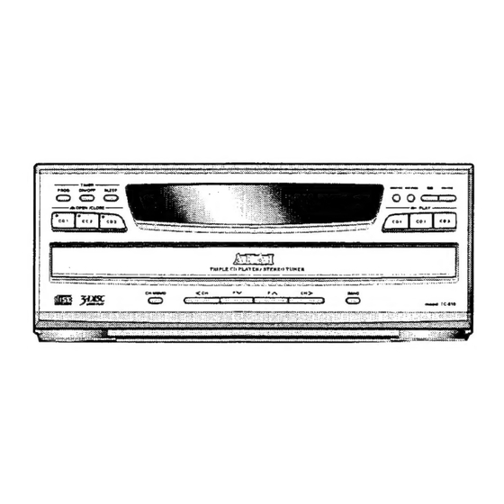 Akai TC-810 Service Manual