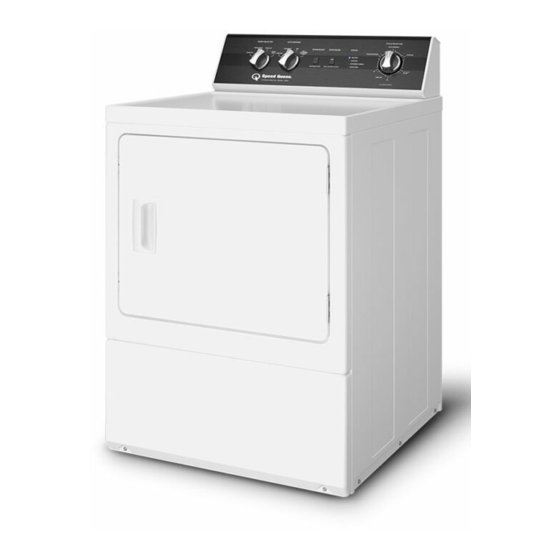 Speed Queen Gas Dryer Installation Instructions
