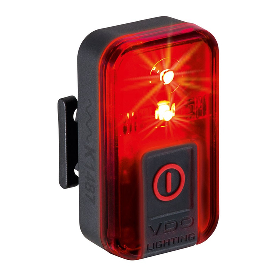 VDO ECO LIGHT RED PLUS Quick Start Manual