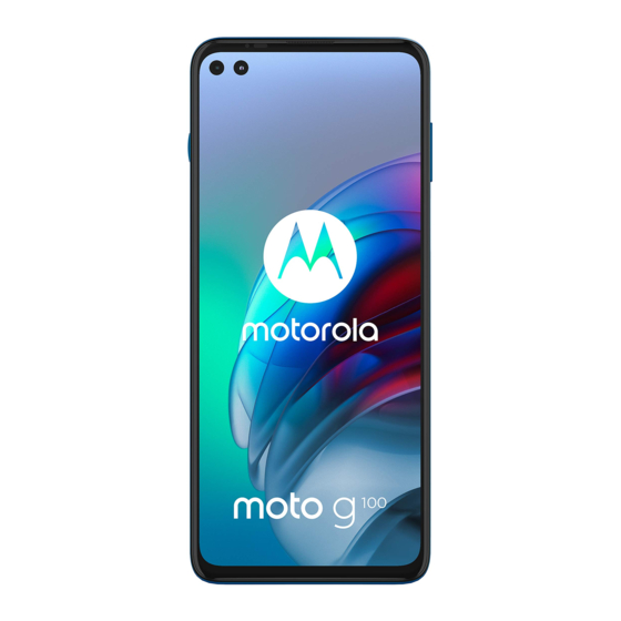 Motorola Moto G100 User Manual