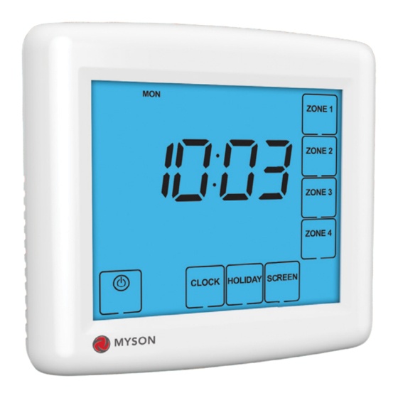 Myson TOUCH4 Manual