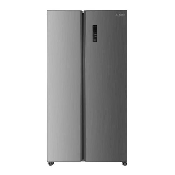 DeDietrich DFA179NXA User Manual Manual