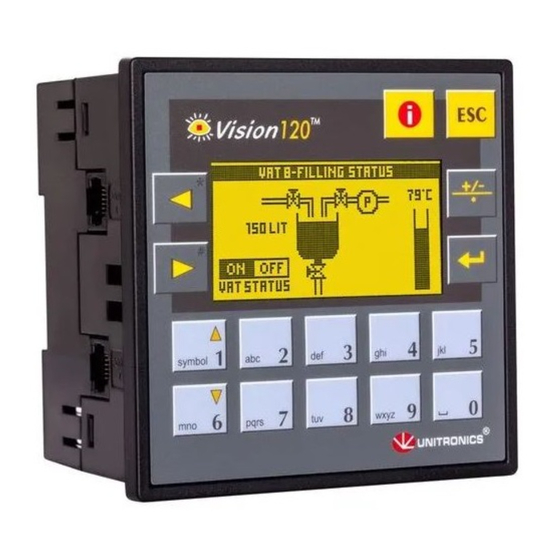 Unitronics Vision V120-22-RA22 User Manual