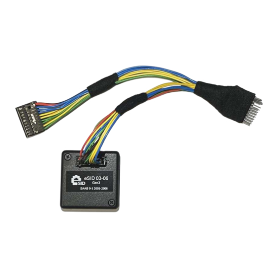 eSID 03-06 Gen3 Installation Manual