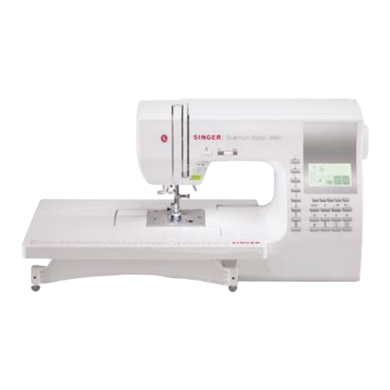 Singer QUANTUM STYLIST 9960 Datasheet