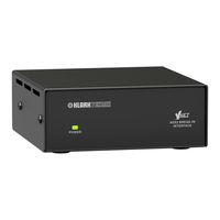 Klark Teknik VNET2-AES INTERFACE Quick Start Manual