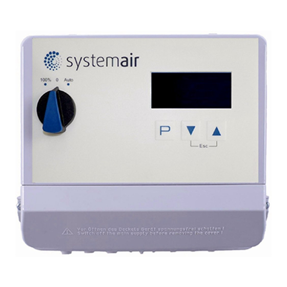 SystemAir REPT6 Operating Instructions Manual