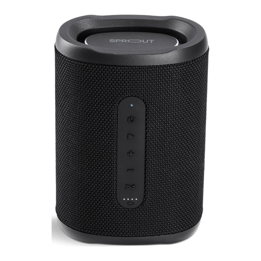 SPROUT SOUNDWAVE - Bluetooth Speaker Manual