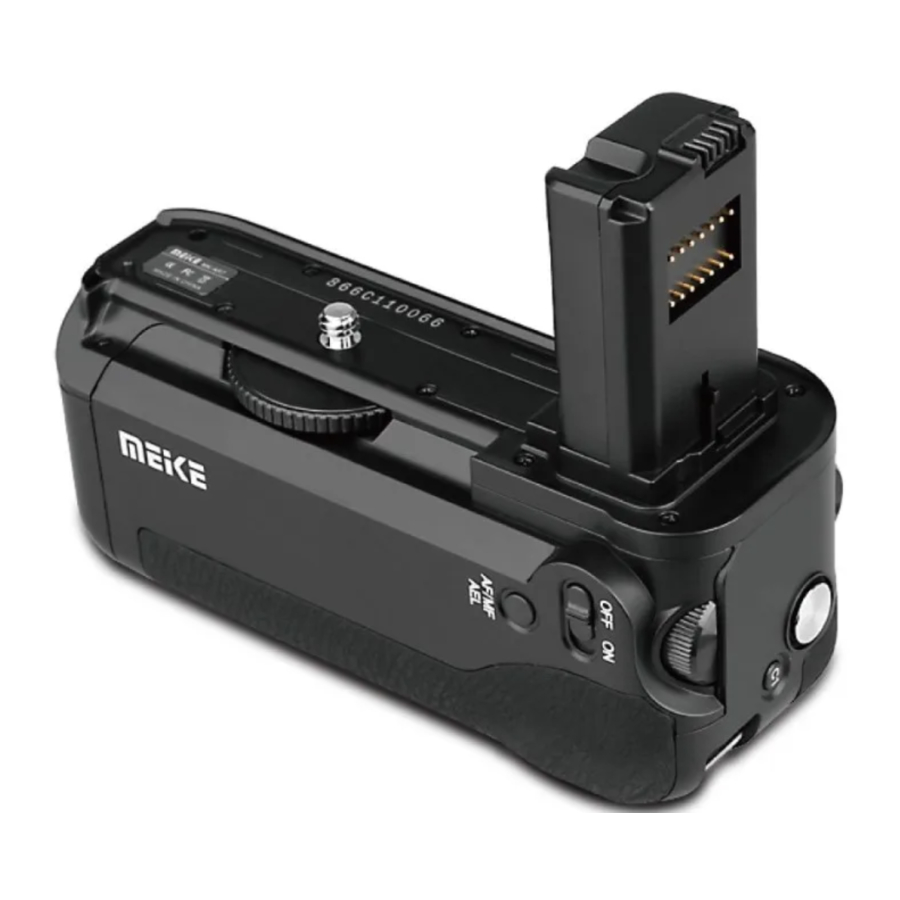 Sony A1 - Battery Pack Manual
