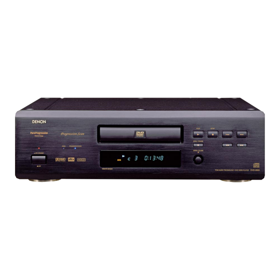 Denon DVD-2800 Datasheet