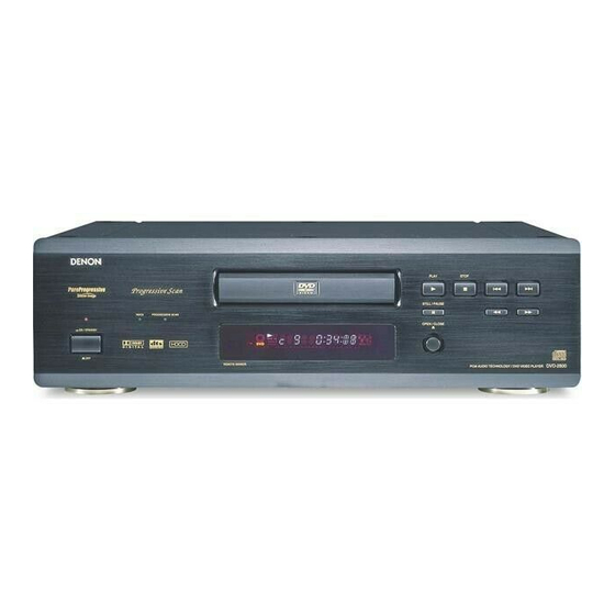 Denon DVD-2800 Operating Instructions Manual