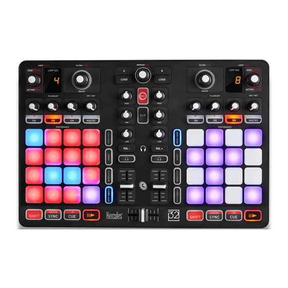 Hercules p32 dj User Manual