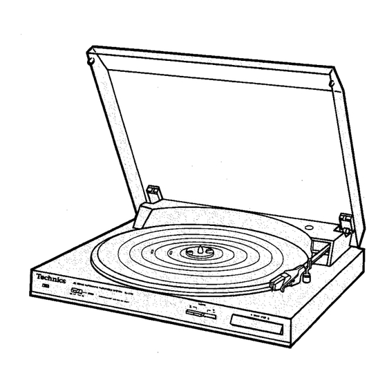 Technics SL-J120 Operating Instructions Manual