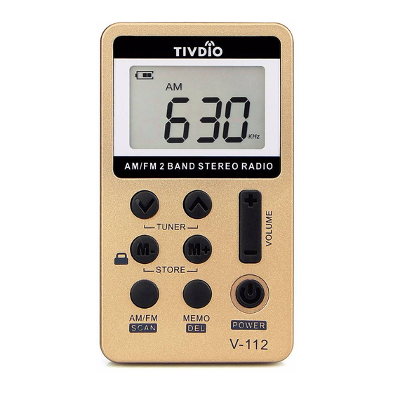 Tivdio V-112 User Manual