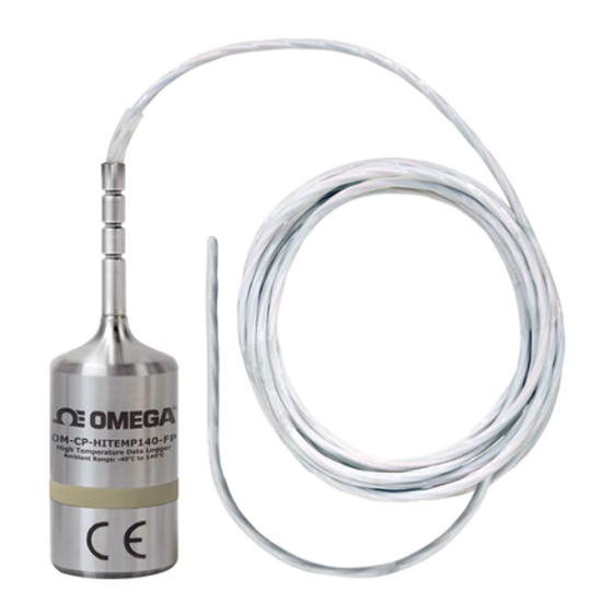 Omega OM-CP-HITEMP140-FP Quick Start Manual